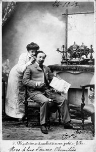 Postal francesa vintage, c. 1900 de Unbekannt