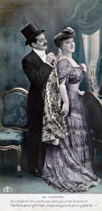Postal francesa vintage, c. 1900 de Unbekannt