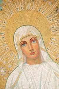 Virgen María. Basílica de Nuestra Señora del Rosario, Lourdes, Francia de Unbekannt