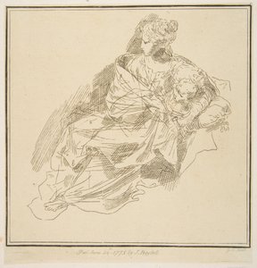 Virgen y Niño, 1775 de Unbekannt