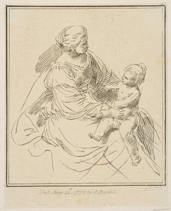 Virgen y Niño, 1775 de Unbekannt