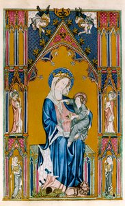 Virgen y Niño, principios del siglo XIV de Unbekannt