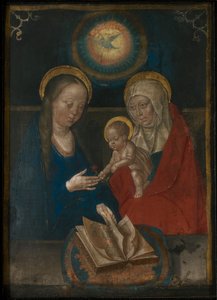 Virgen y Niño con Santa Ana Anna selbdritt, 1500