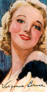 Virginia Bruce, 1910-1982, actriz y cantante estadounidense, siglo XX de Unbekannt