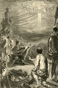 Visión de la Cruz en Saxa Rubra, 1890 de Unbekannt