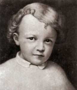 Vladimir Ilich Lenin, líder revolucionario bolchevique ruso, a los 4 años, 1874 de Unbekannt