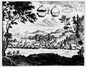 Demostración de Von Guericke de la fuerza de la presión del aire