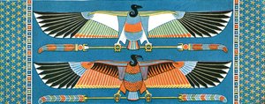Decoraciones del techo de buitres, Philae, Egipto, 1928 de Unbekannt
