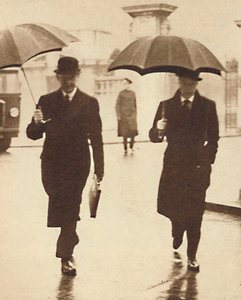 Caminando bajo la lluvia, 1937 de Unbekannt