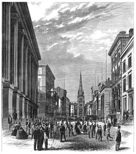 Wall Street, Nueva York, 1869