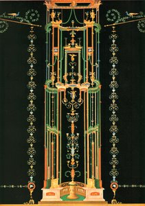 Decoración mural, Pompeya, Italia, 1928