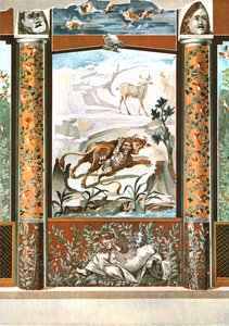 Decoración mural, Pompeya, Italia, 1928 de Unbekannt