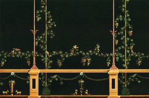 Decoración mural, Pompeya, Italia, 1928