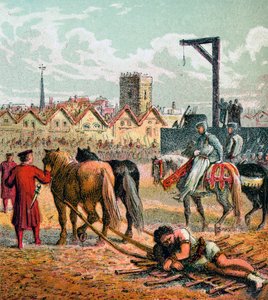 Ejecución de Wallace, 1305, c1850 de Unbekannt