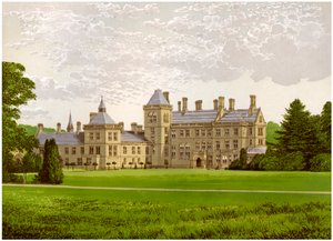 Walton Hall, Warwickshire, hogar del Baronet Mordaunt, c. 1880 de Unbekannt