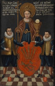 Escudo y emblema del gremio de los herreros de espadas de Unbekannt