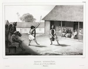 Danza de guerra, Isla de Buru de Unbekannt