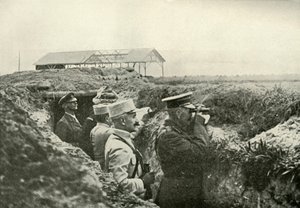 Observando la batalla en Francia de Unbekannt