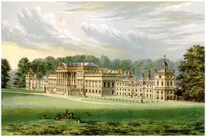Wentworth Woodhouse, Yorkshire, hogar del Conde Fitzwilliam, c. 1880 de Unbekannt