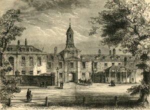 Frente oeste del Palacio de Kensington, c. 1876 de Unbekannt