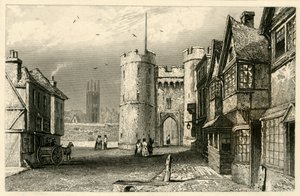 Puerta Oeste, Canterbury, Kent de Unbekannt