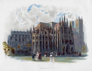 Abadía de Westminster, Londres, finales del siglo XIX de Unbekannt