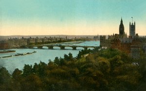 Puente de Westminster, Londres, c1910 de Unbekannt