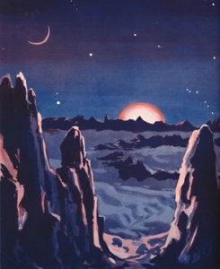 Cómo debe ser el amanecer en la Luna, 1935 de Unbekannt