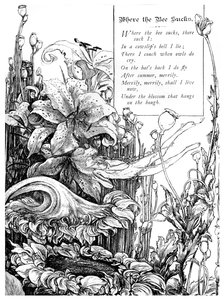 Donde chupa la abeja, 1895 de Unbekannt