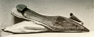 Zapatillas de boda de satén blanco, 1800 de Unbekannt