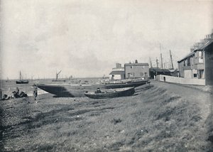 Whitstable - La playa oeste, 1895 de Unbekannt
