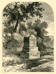La Piedra de Whittington en 1820, c. 1876 de Unbekannt
