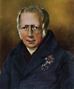 Wilhelm von Humboldt 1767-1835. - Pintura de Fr. Krüger, 1934 de Unbekannt