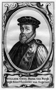 Willem Cecil, 1er Barón Burghley, estadista inglés del siglo XVI de Unbekannt