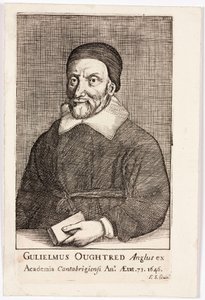 William Oughtred, matemático inglés de Unbekannt