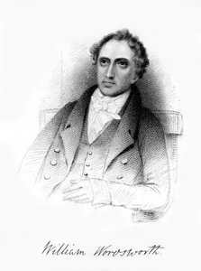 William Wordsworth, poeta romántico inglés, siglo XIX de Unbekannt