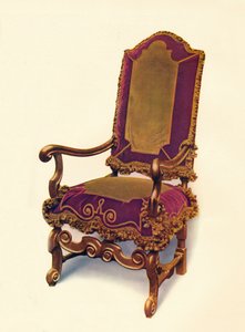 Sillón de William y Mary, siglo XVII, 1910