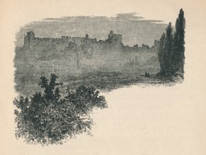 Castillo de Windsor desde el Home Park, 1895 de Unbekannt