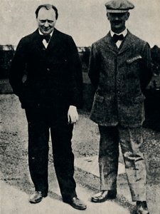 Winston Churchill y George Lambert, 1912, 1945 de Unbekannt