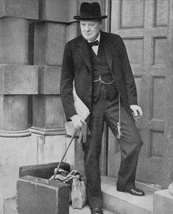 Winston Churchill en el Almirantazgo, 1939, 1940 de Unbekannt