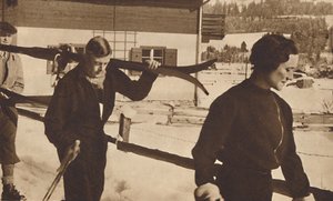 Deporte de Invierno, Austria, 1935 de Unbekannt