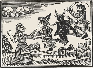 Brujas, de El Mundo Invisible por Cotton Mather, 1689 de Unbekannt