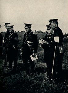 Con el General French en las maniobras del ejército, 1912, 1945 de Unbekannt