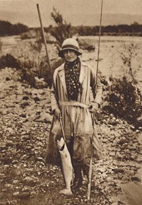Con una captura en Tokanu, Nueva Zelanda, c1927, 1937 de Unbekannt