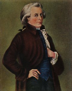 Wolfgang Amadeus Mozart 1756-1791 - Pintura de Tischbein, 1934