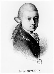 Wolfgang Amadeus Mozart 1756-1791 en 1770 de Unbekannt