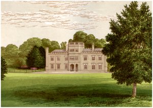 Wolseley Hall, Staffordshire, hogar del Baronet Wolseley, c. 1880 de Unbekannt