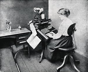 Operadora de Monotipo, 1917