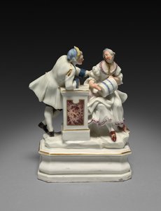 Mujer y hombre, c. 1750 de Unbekannt