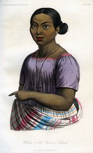 Mujer de las Islas Marianas de Unbekannt